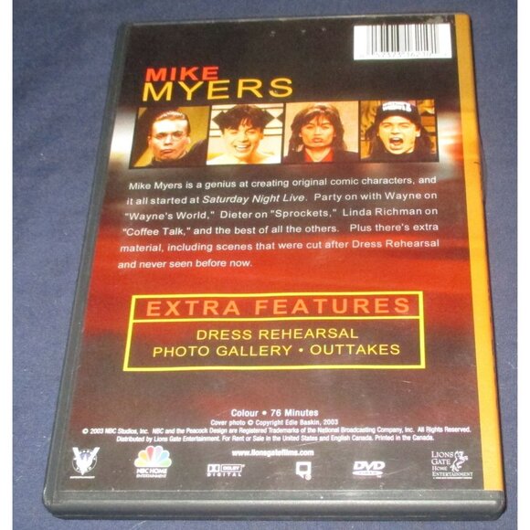 Saturday Night Live - Best of Mike Myers (DVD, 2004, Canadian) - Picture 3 of 3